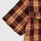 Vintage Plaid Short Sleeve Cutoff Button-Down Shirt Image 4