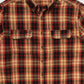 Vintage Plaid Short Sleeve Cutoff Button-Down Shirt Image 3