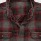 Vintage Short Sleeve Cuttoff Flannel Button-Down Shirt Image 4