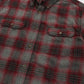 Vintage Short Sleeve Cuttoff Flannel Button-Down Shirt Image 3