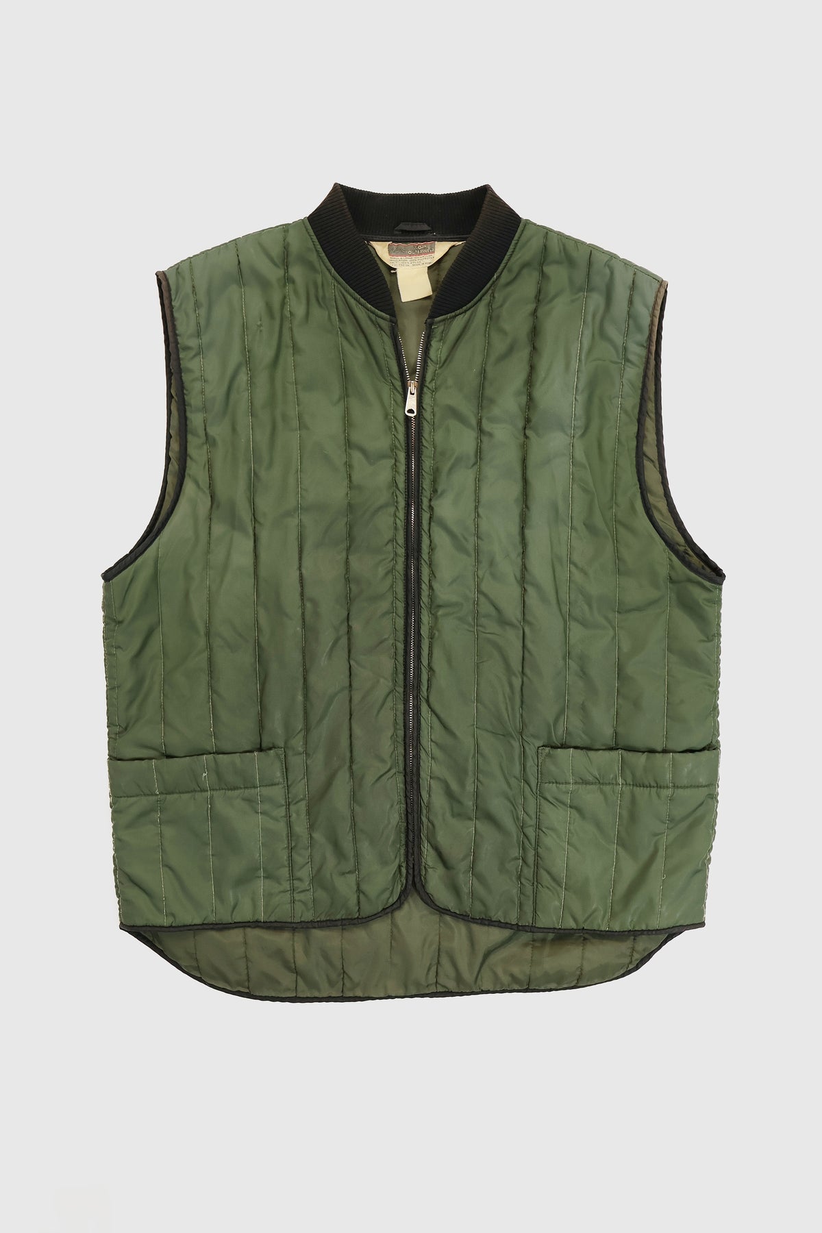 Vintage Full Zip Nylon Vest Image 0