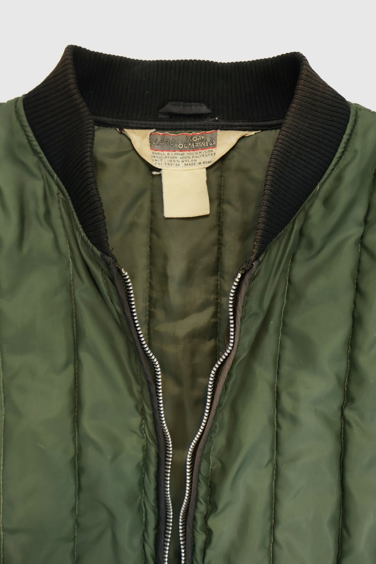 Vintage Full Zip Nylon Vest Image 4