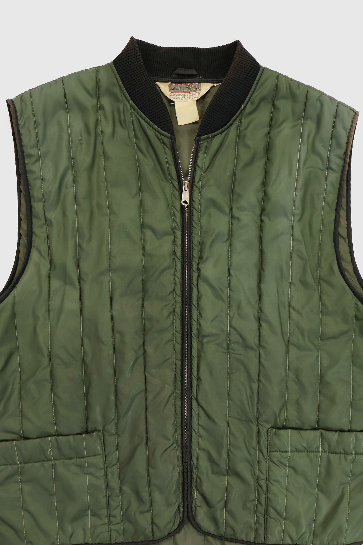 Vintage Full Zip Nylon Vest Image 6