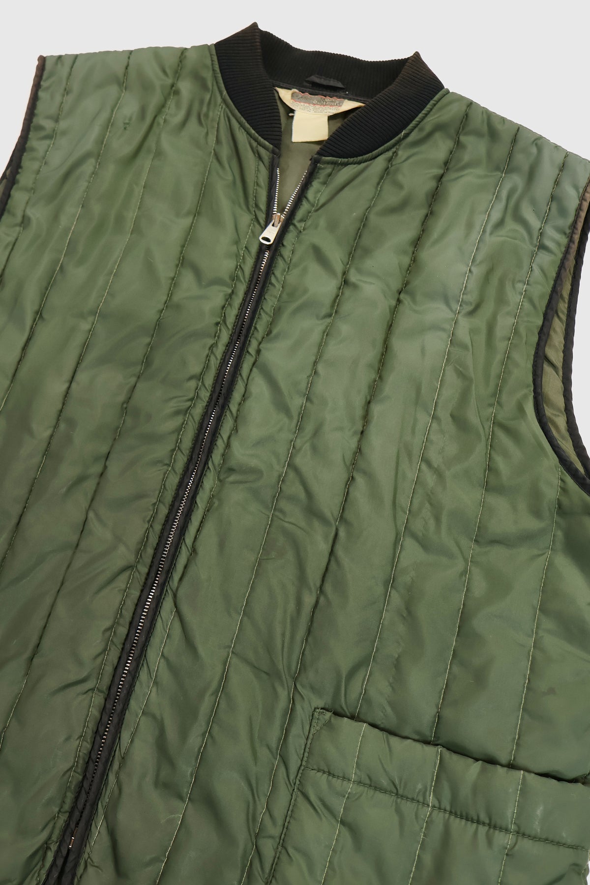 Vintage Full Zip Nylon Vest Image 2