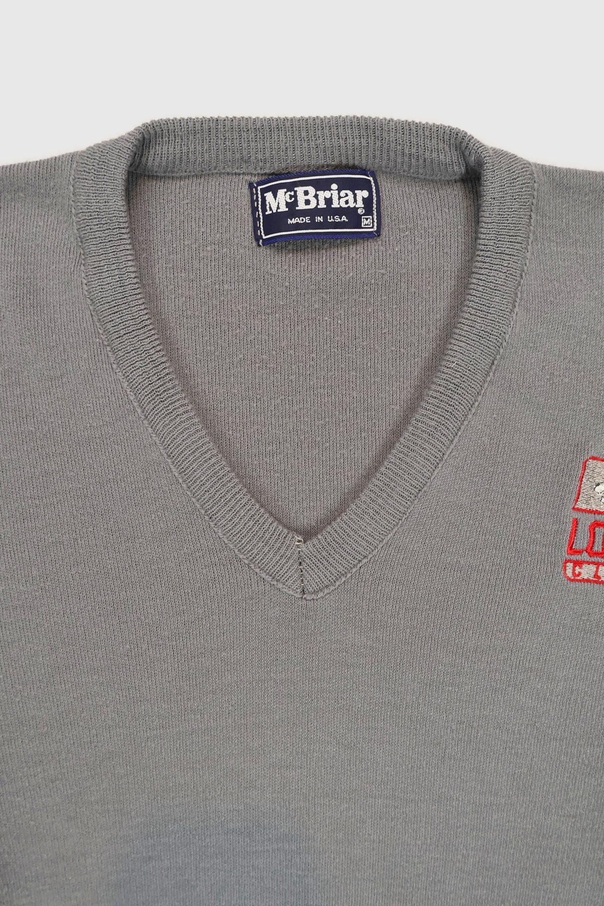 Vintage University of New Mexico Lobos Club V-Neck Sweater Image 2