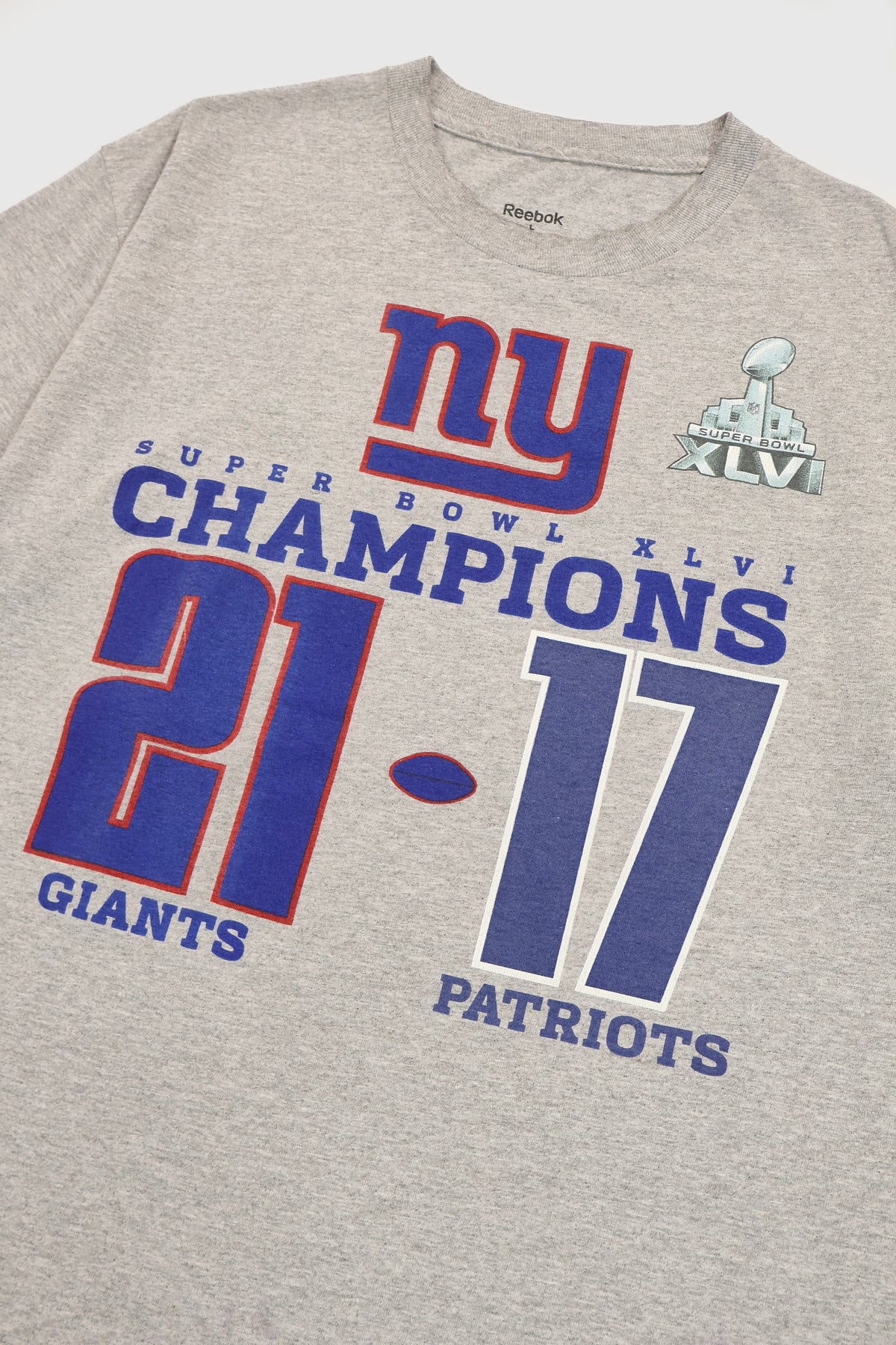 Vintage New York Giants Super Bowl XLVI Champions Tee Image 1