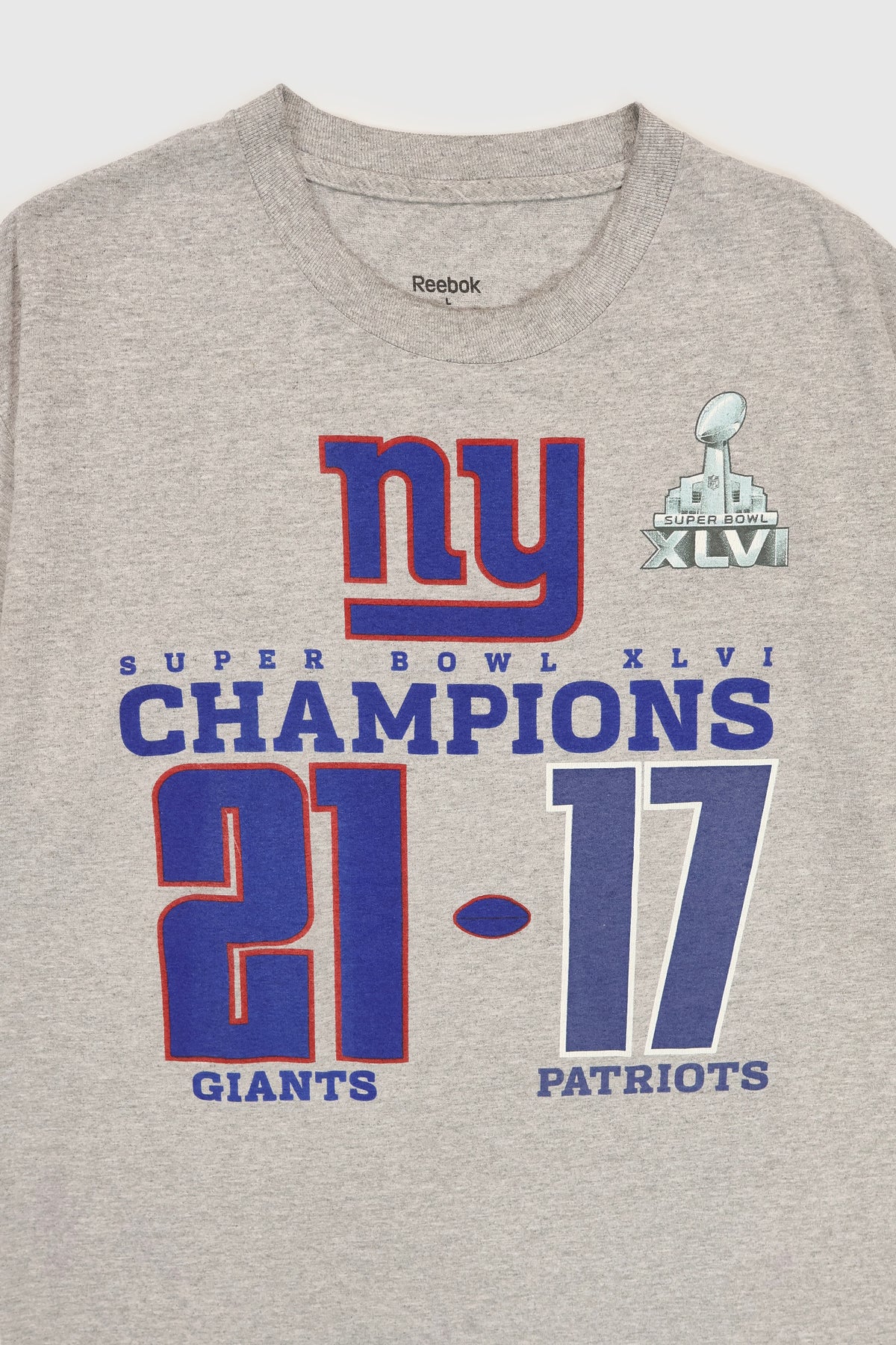 Vintage New York Giants Super Bowl XLVI Champions Tee Image 5