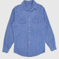 Vintage Blue Flannel Button-Down Shirt Image 0