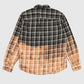 Vintage Bleach Tech Flannel Button-Down Shirt Image 1