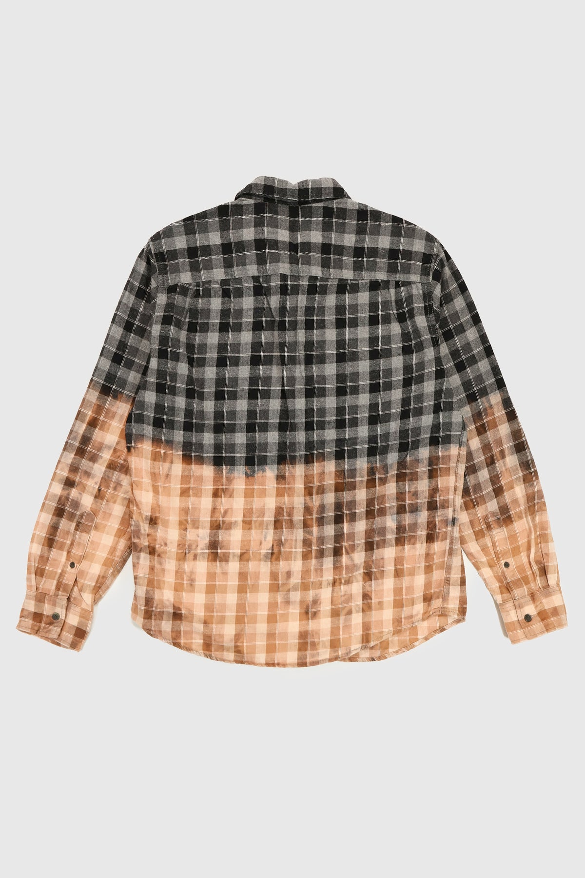 Vintage Bleach Tech Flannel Button-Down Shirt Image 1
