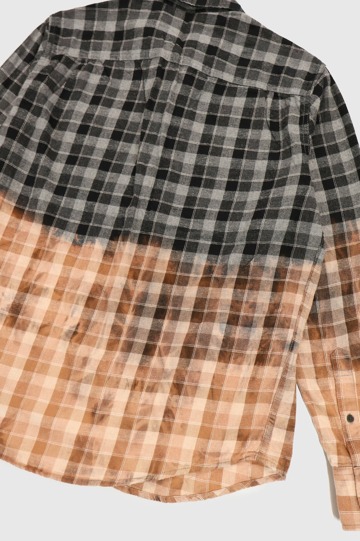 Vintage Bleach Tech Flannel Button-Down Shirt Image 5