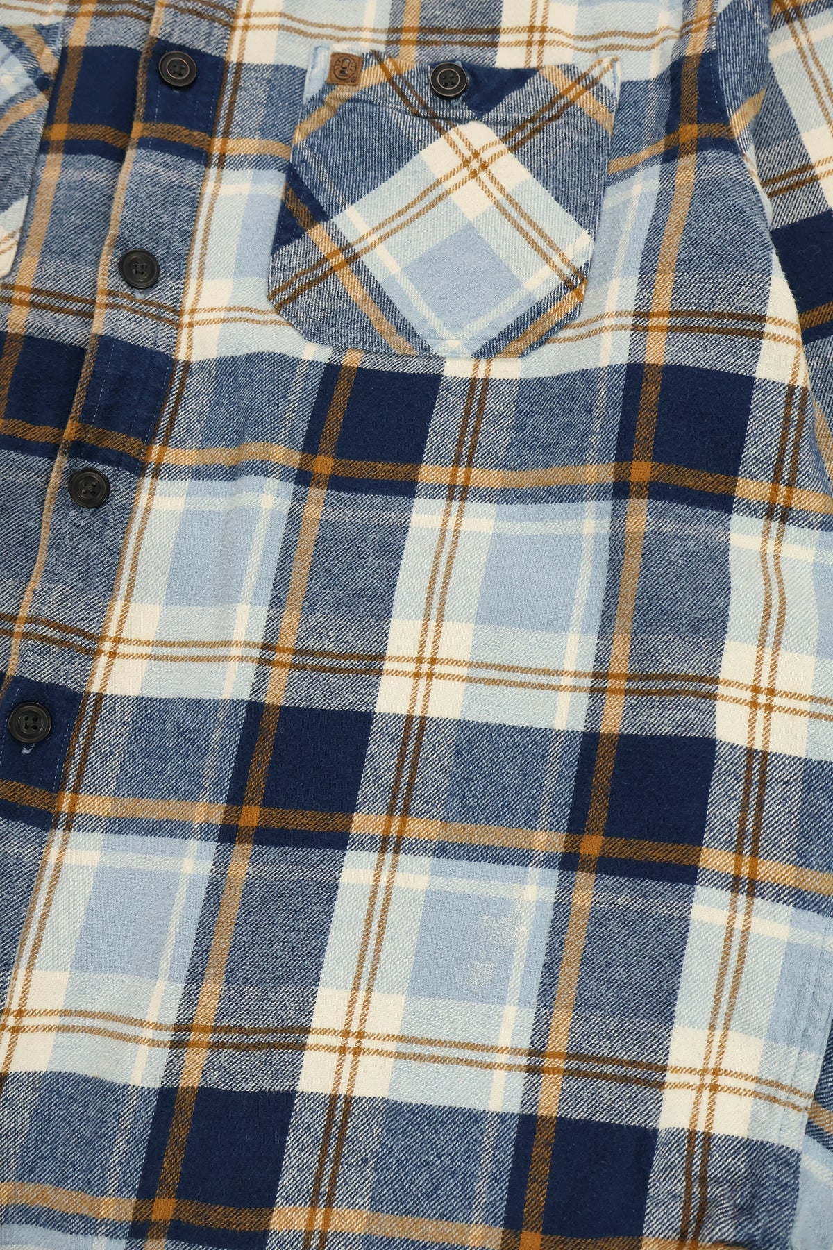 Vintage Coleman Plaid Flannel Button-Down Shirt Image 4