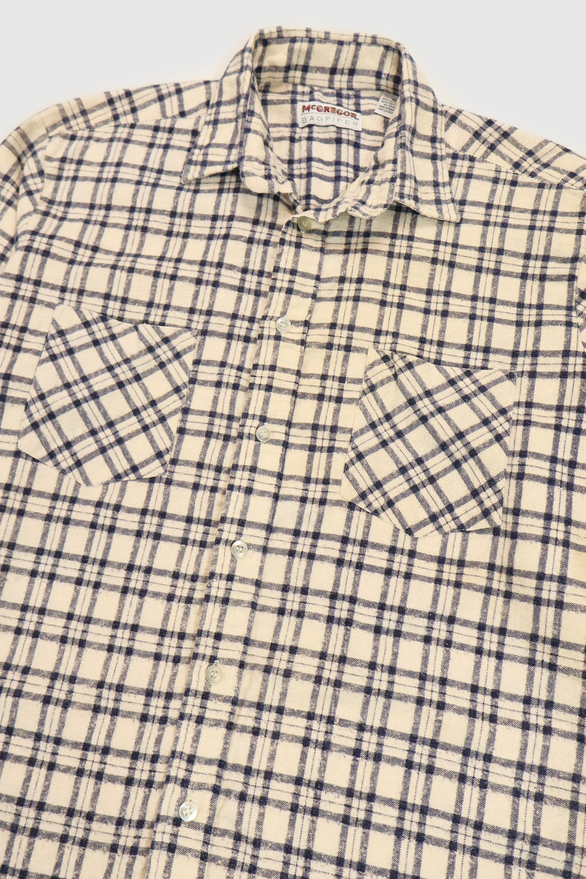 Vintage Lightweight Flannel Button-Down Shirt Image 1