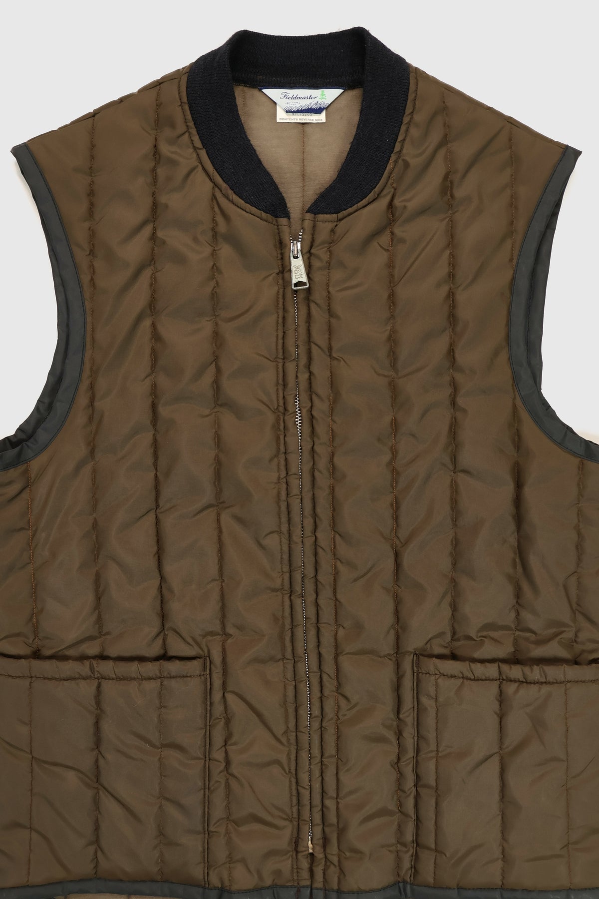Vintage Brown Nylon Vest Image 5