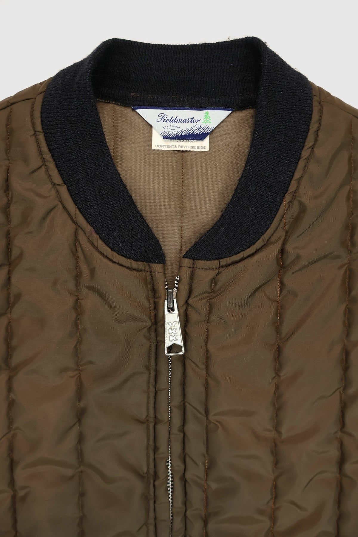 Vintage Brown Nylon Vest Image 3