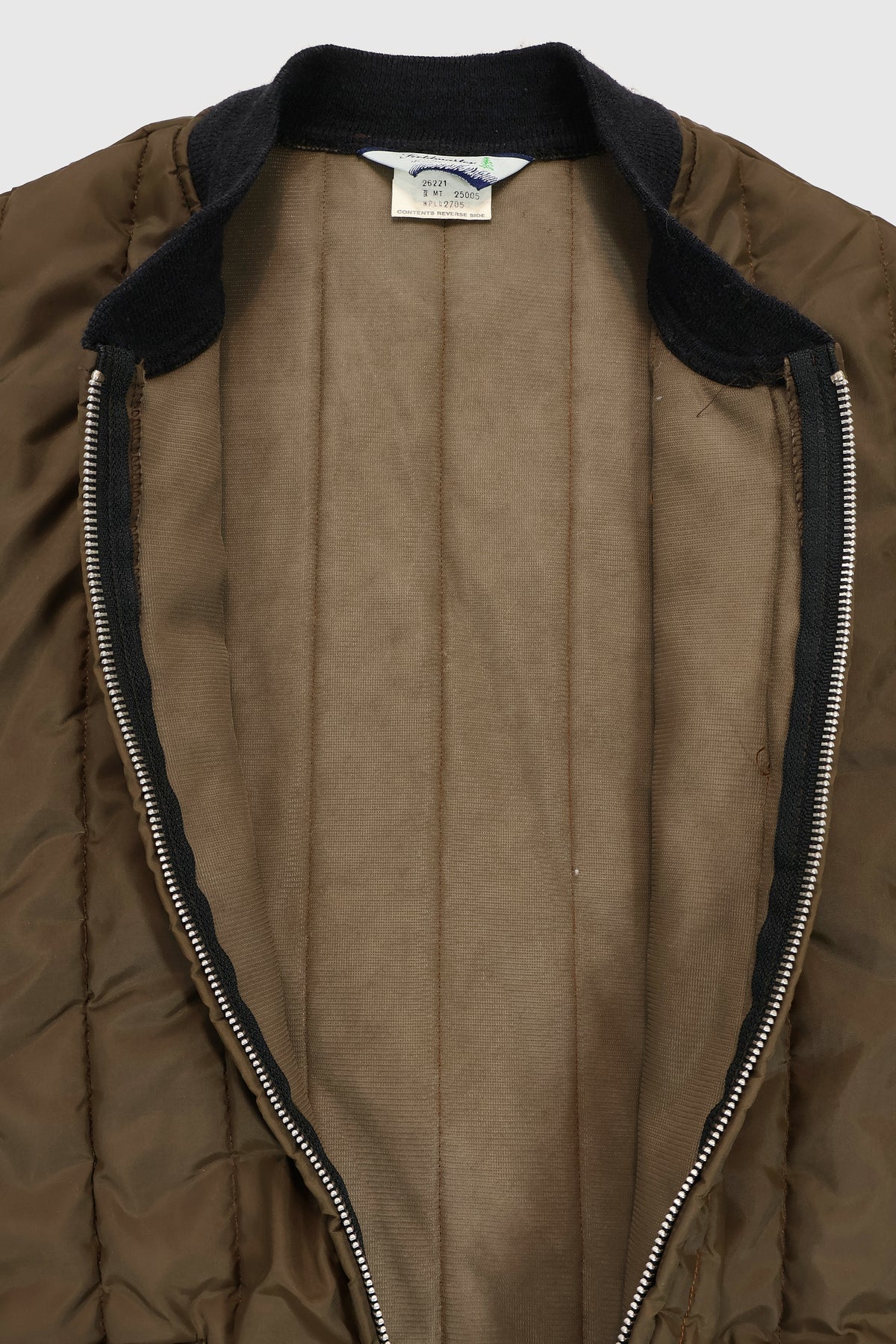 Vintage Brown Nylon Vest Image 4