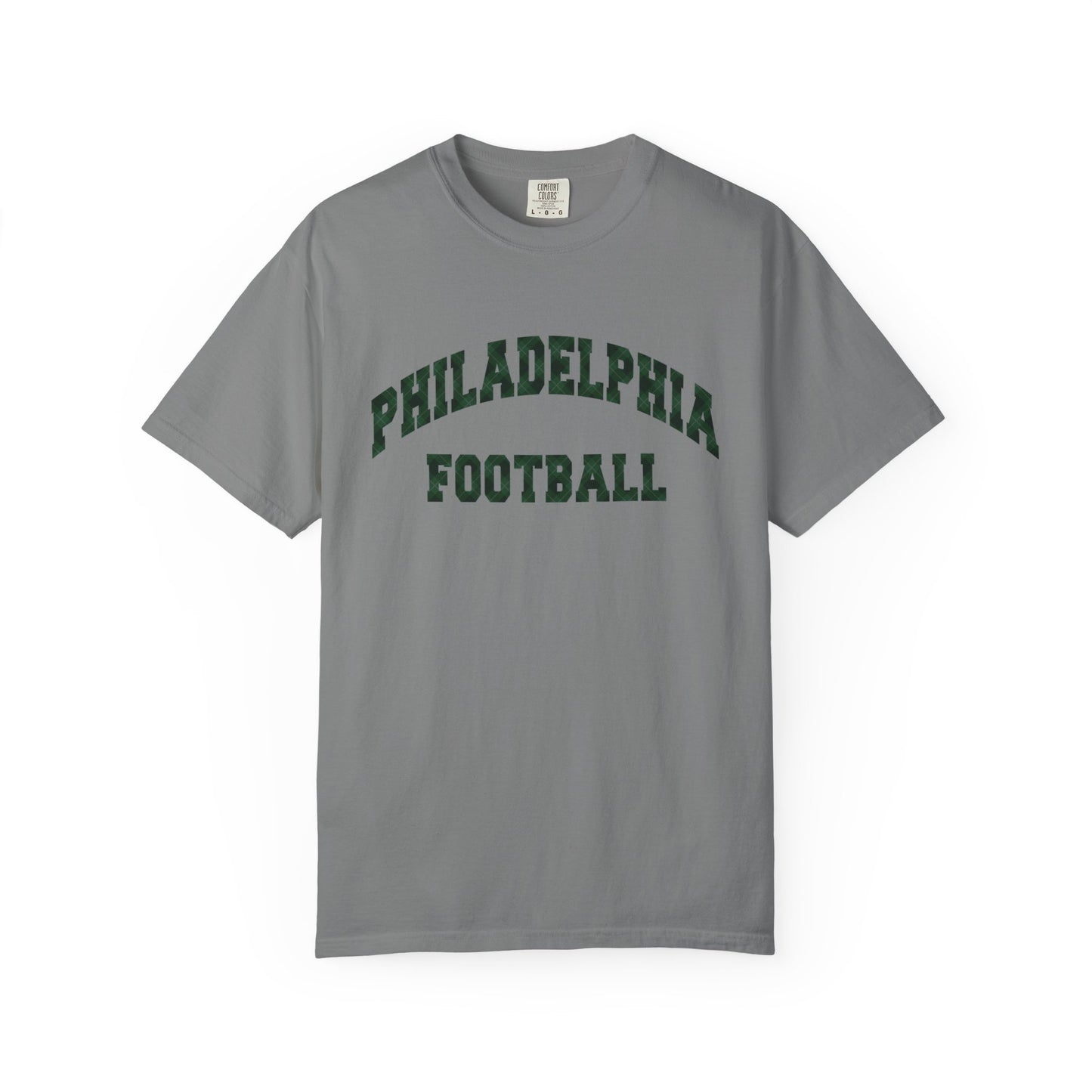 Philadelphia Football Plaid Block Print Tee