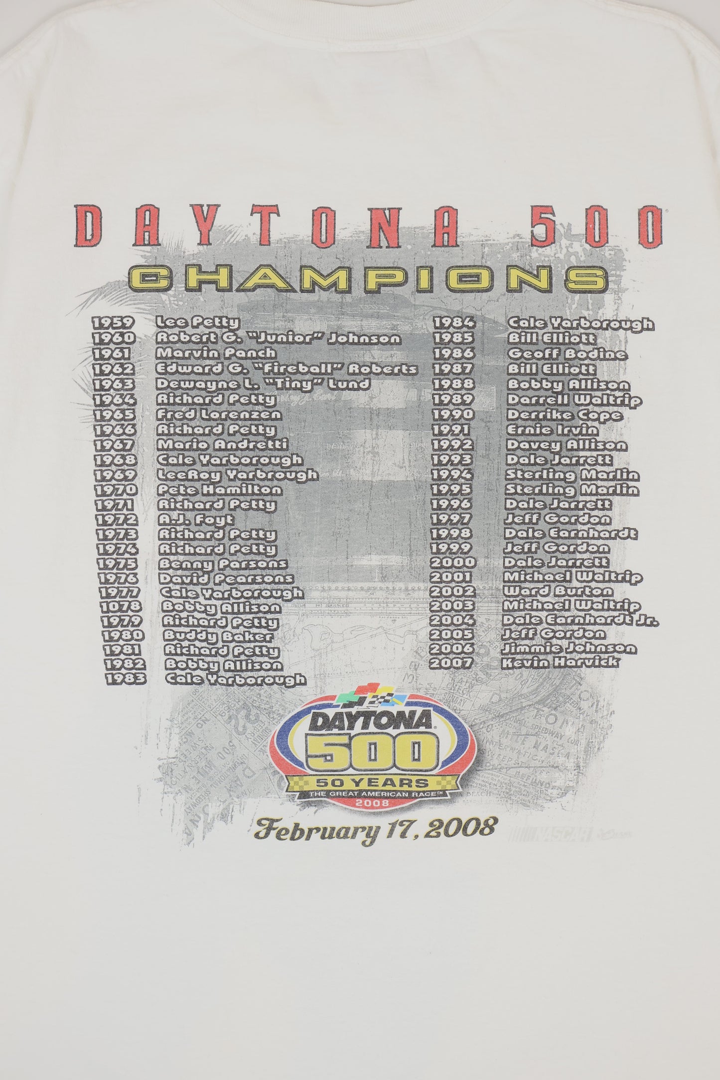 Vintaeg Daytona 500 Champions Tee Image 4