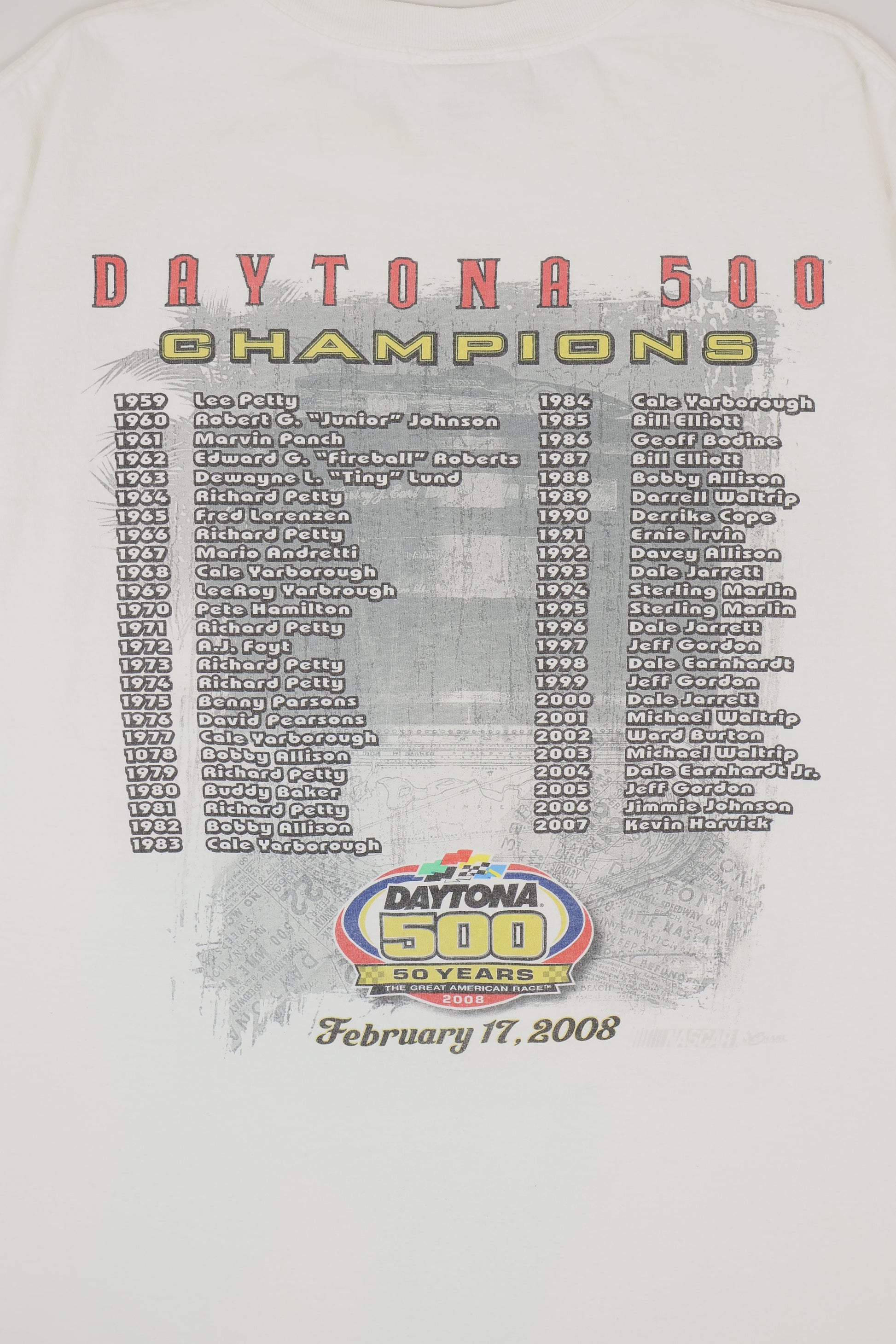 Vintaeg Daytona 500 Champions Tee Image 4
