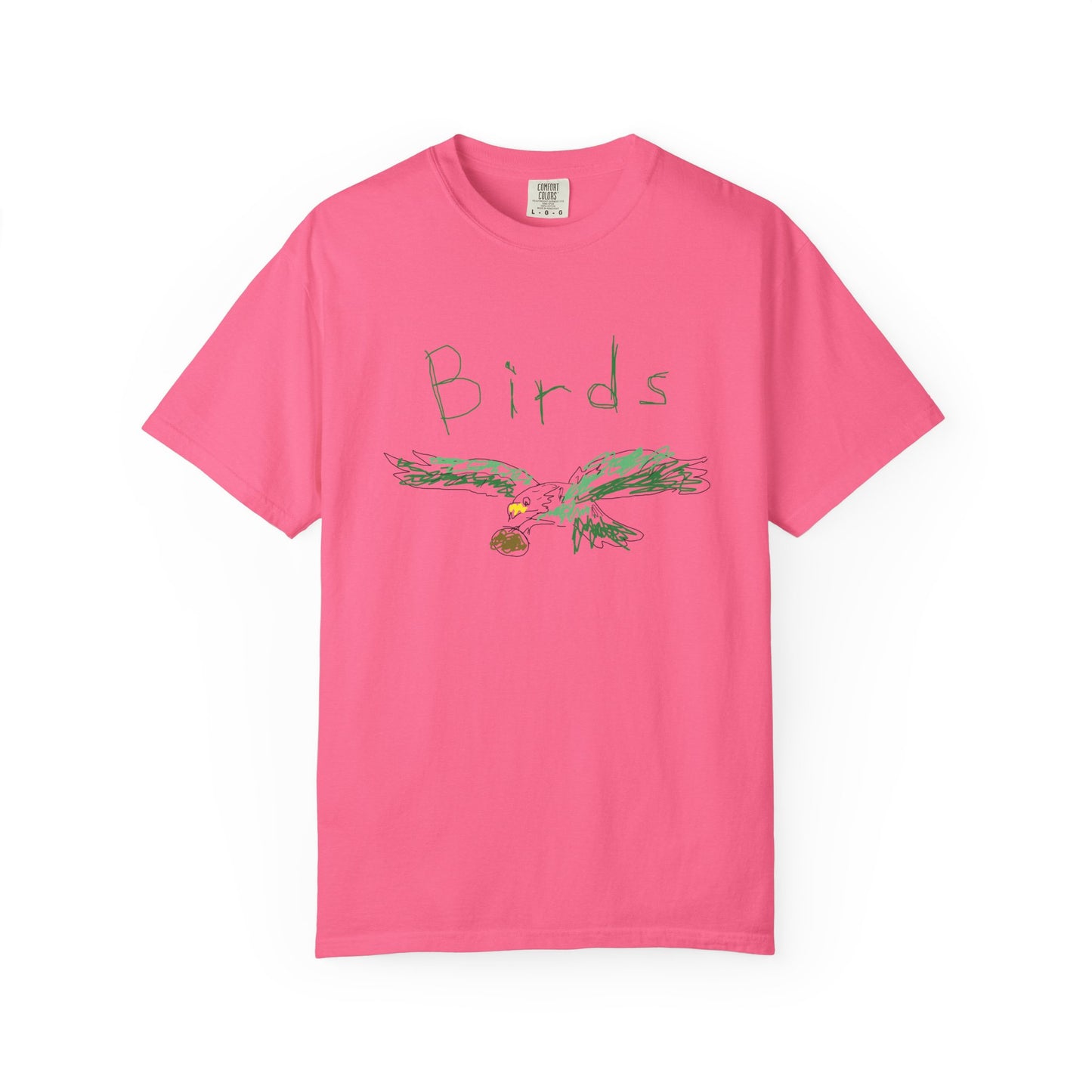 Birds Crayon Graphic Tee