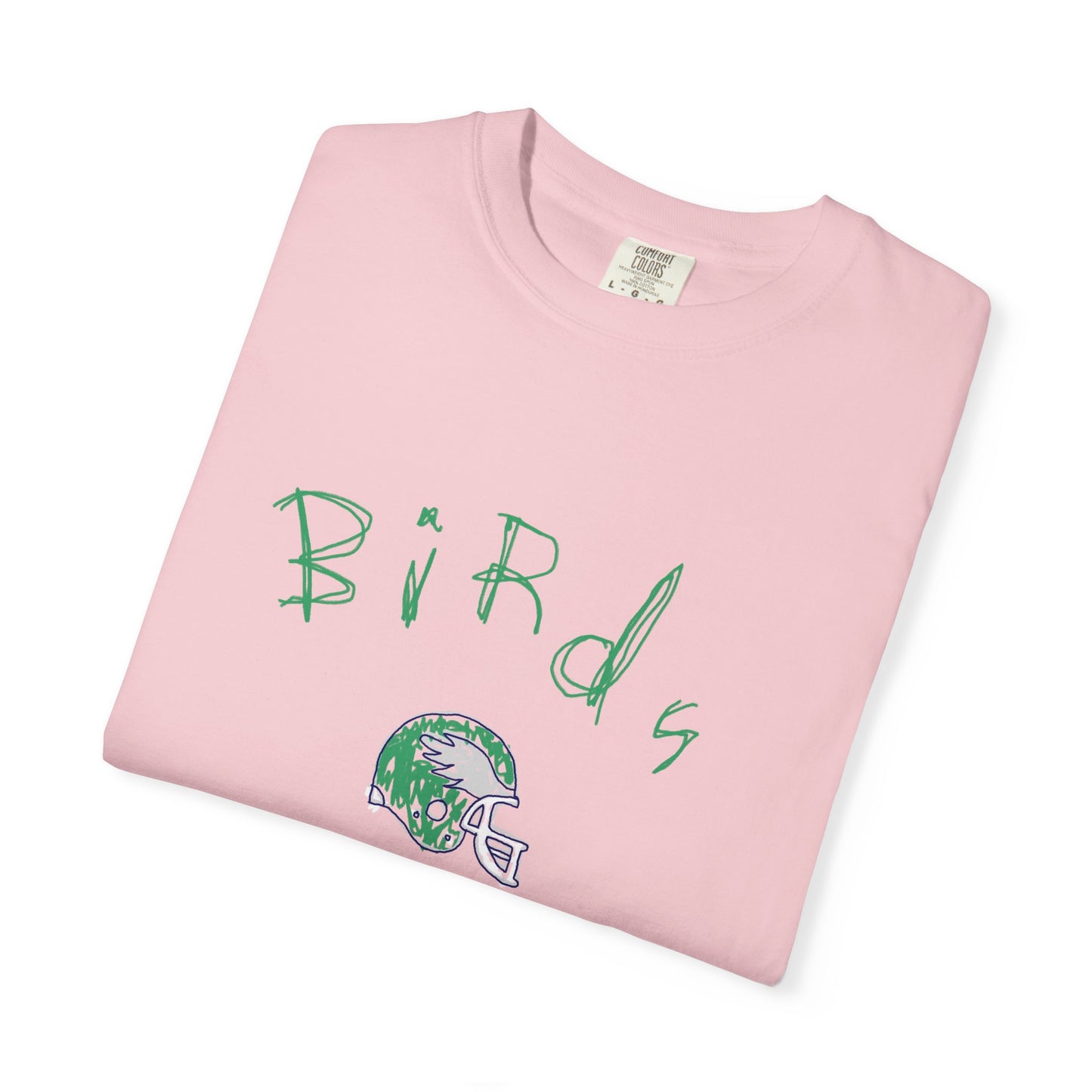 Birds Crayon Helmet Tee