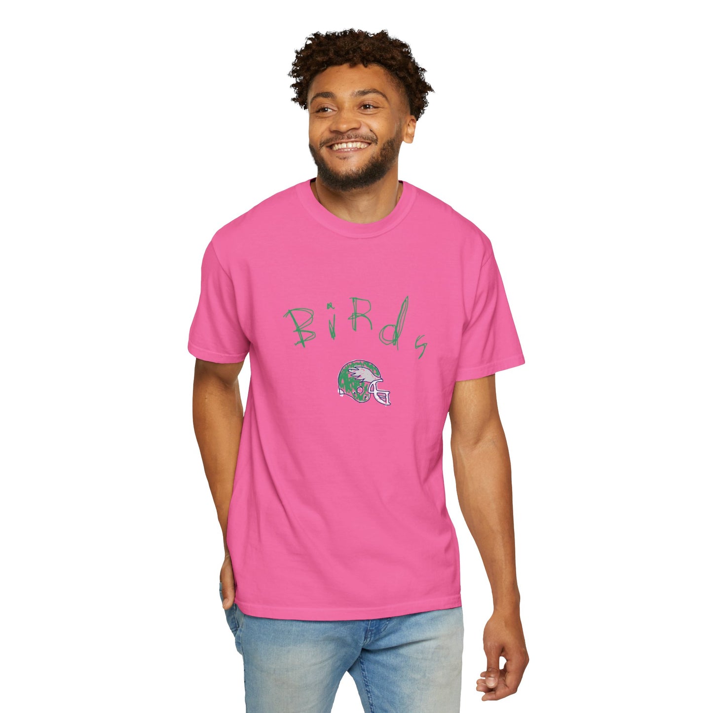 Birds Crayon Helmet Tee