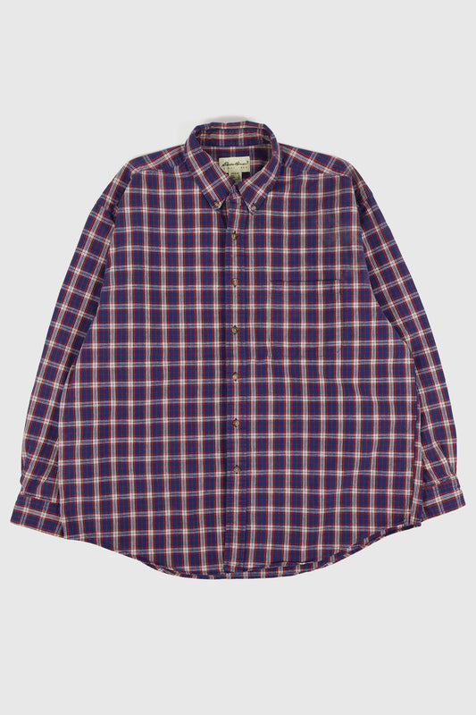 Vintage Eddie Bauer Plaid Button-Down Shirt Image 0