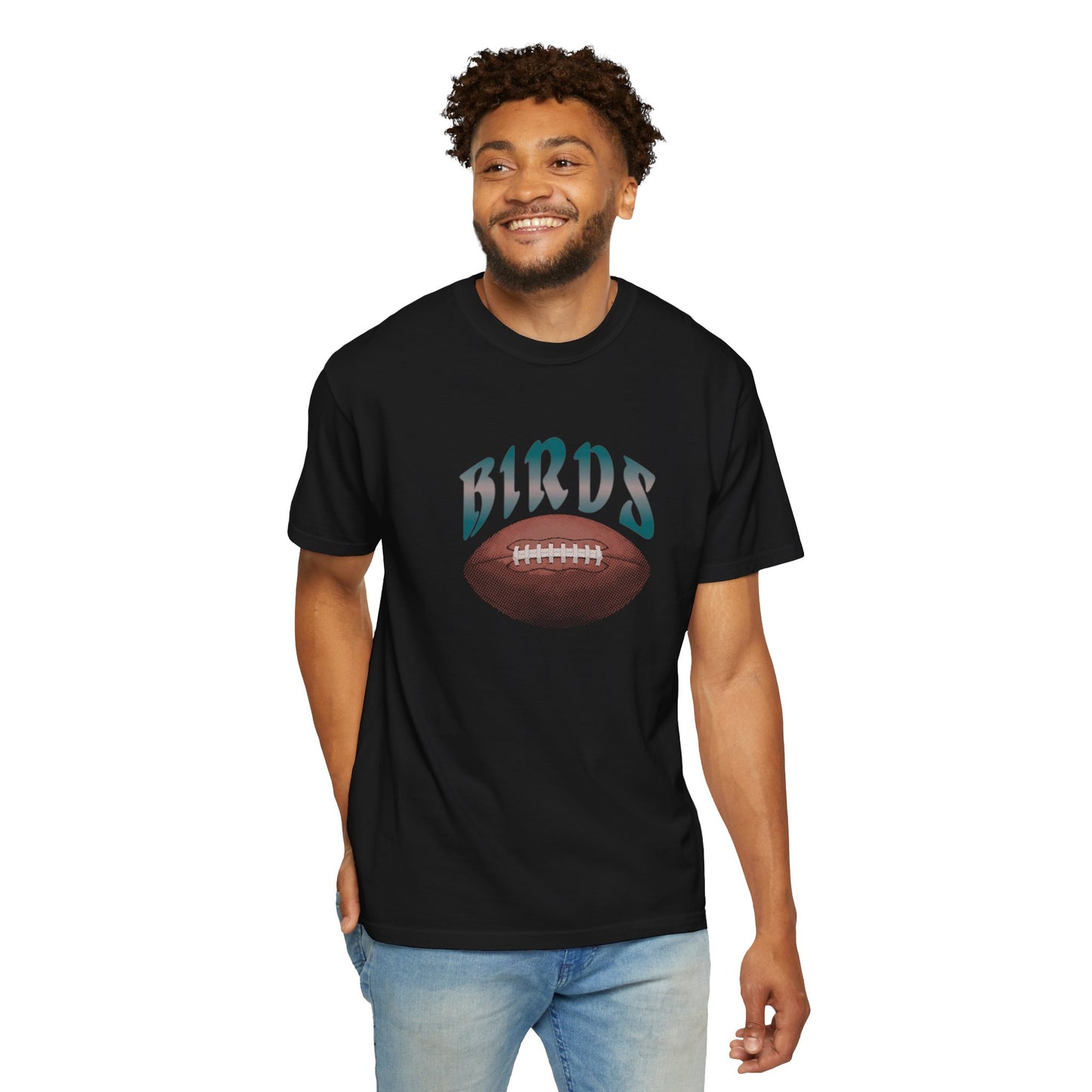 Retro Birds Football Tee