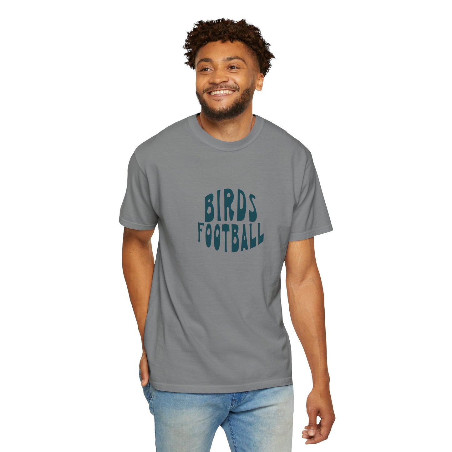 Birds Football Retro Wave Sports Tee