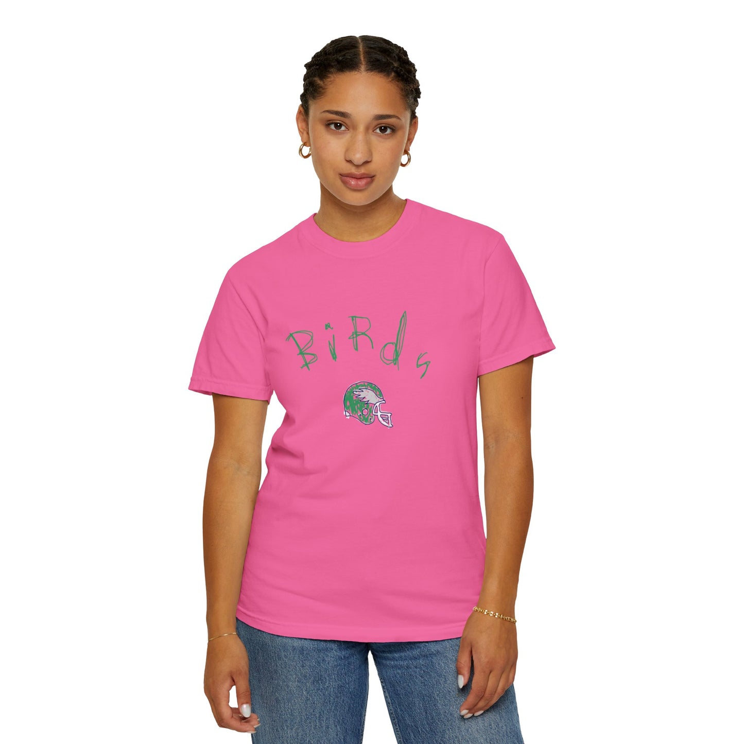 Birds Crayon Helmet Tee