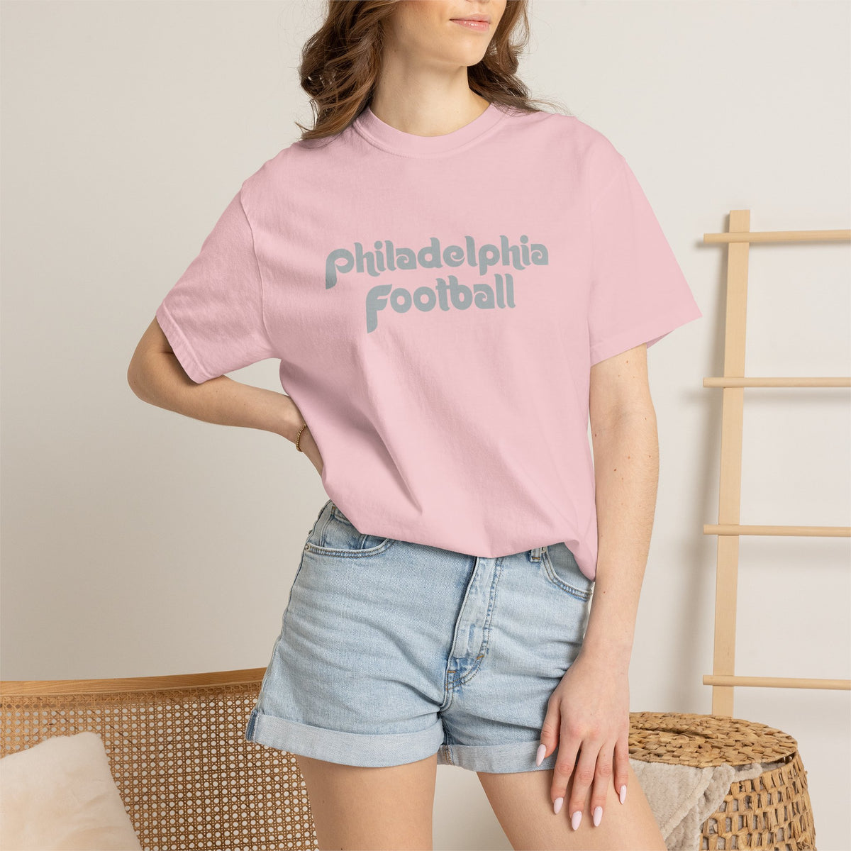 Philadelphia Football Retro Font Tee