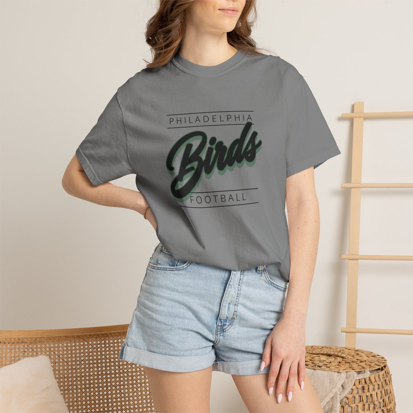 Philadelphia Football Birds Script Font Tee