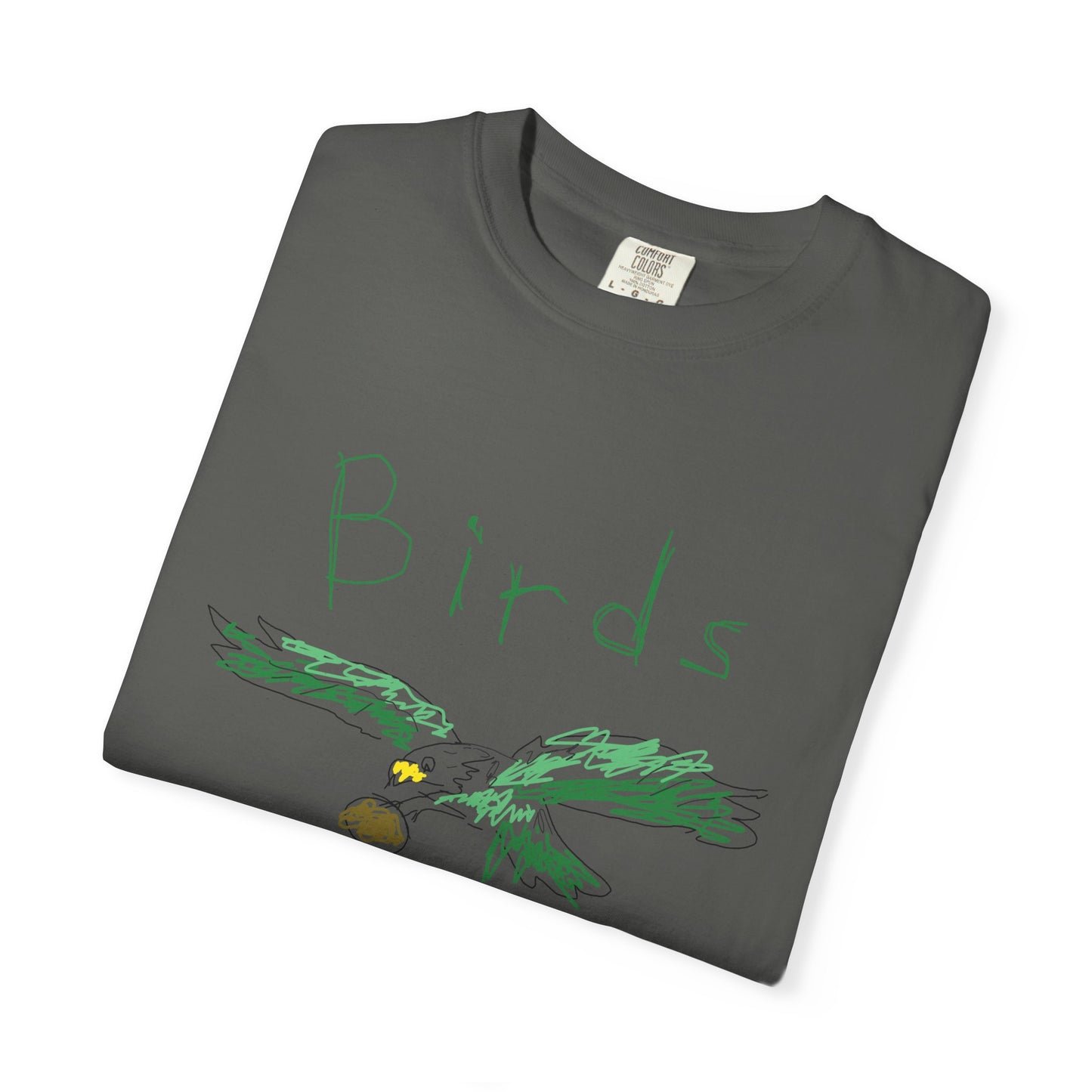 Birds Crayon Graphic Tee