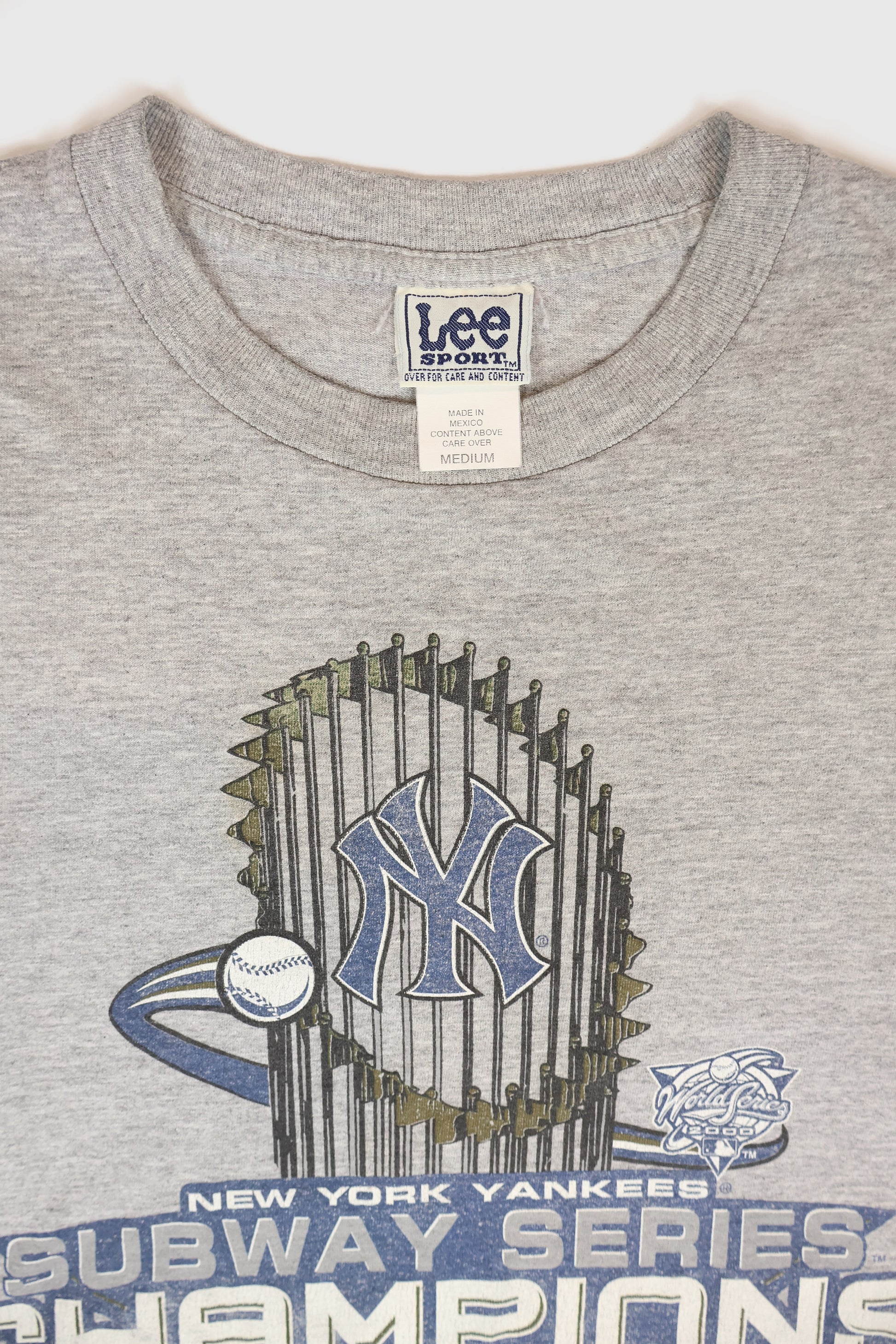 Vintage New York Yankees Subway Series Champions Tee Image 2