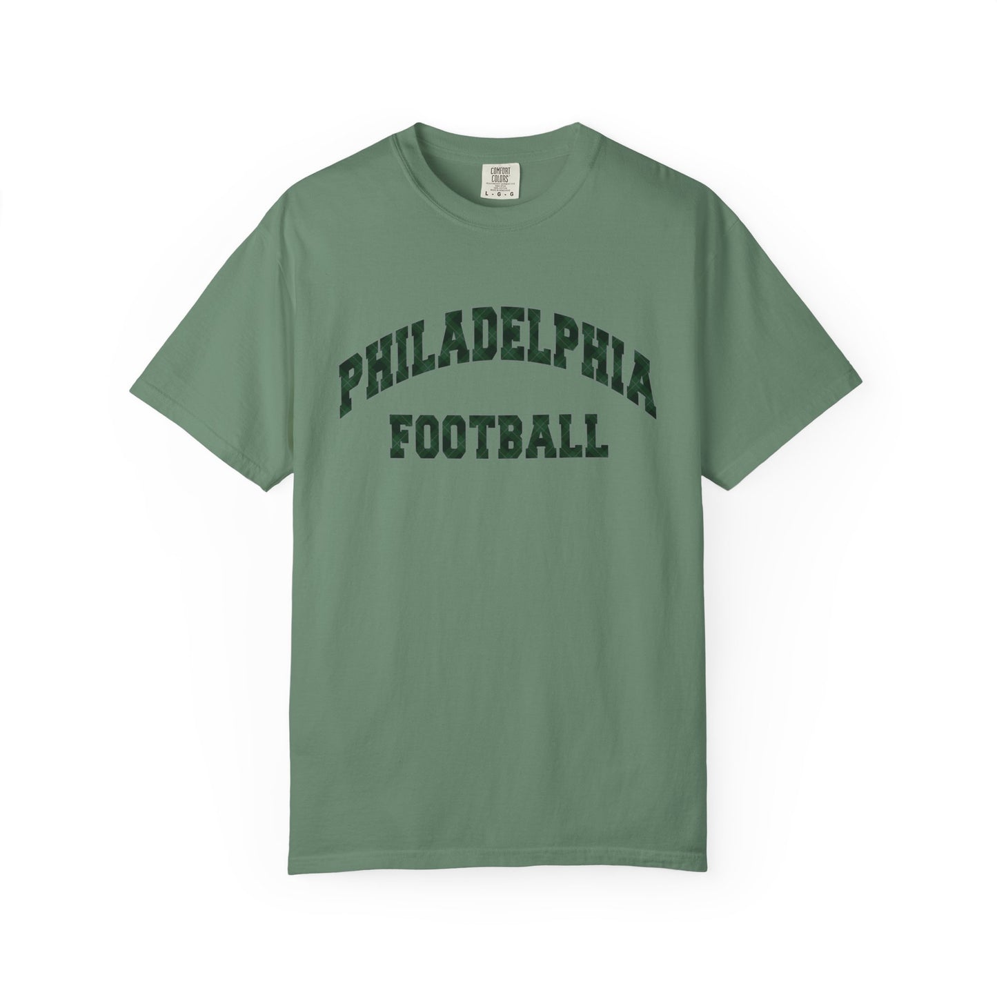 Philadelphia Football Plaid Block Print Tee
