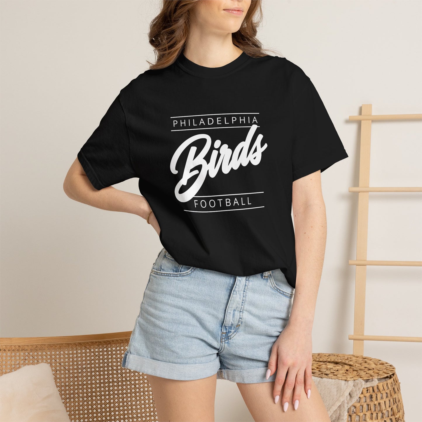 Philadelphia Football Birds Script Font Tee