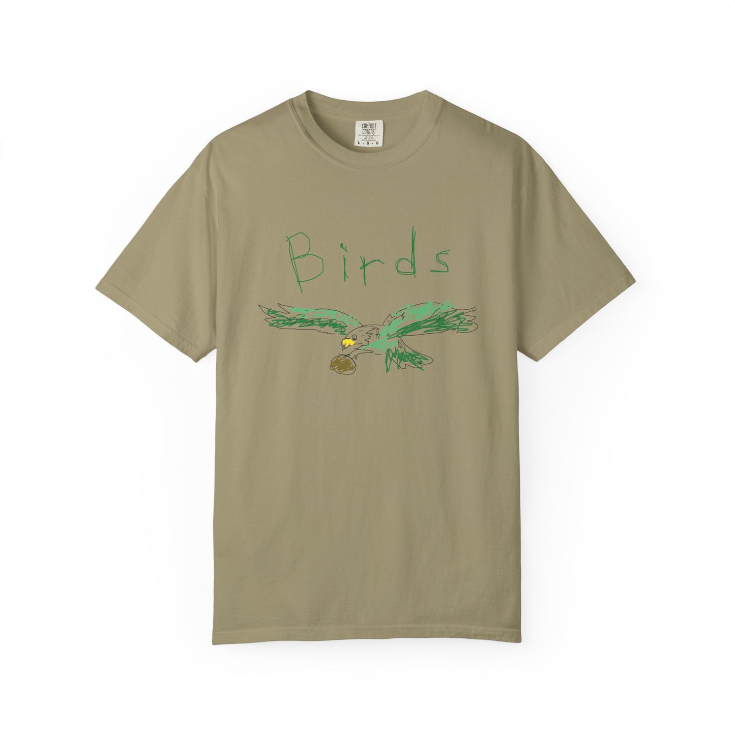 Birds Crayon Graphic Tee