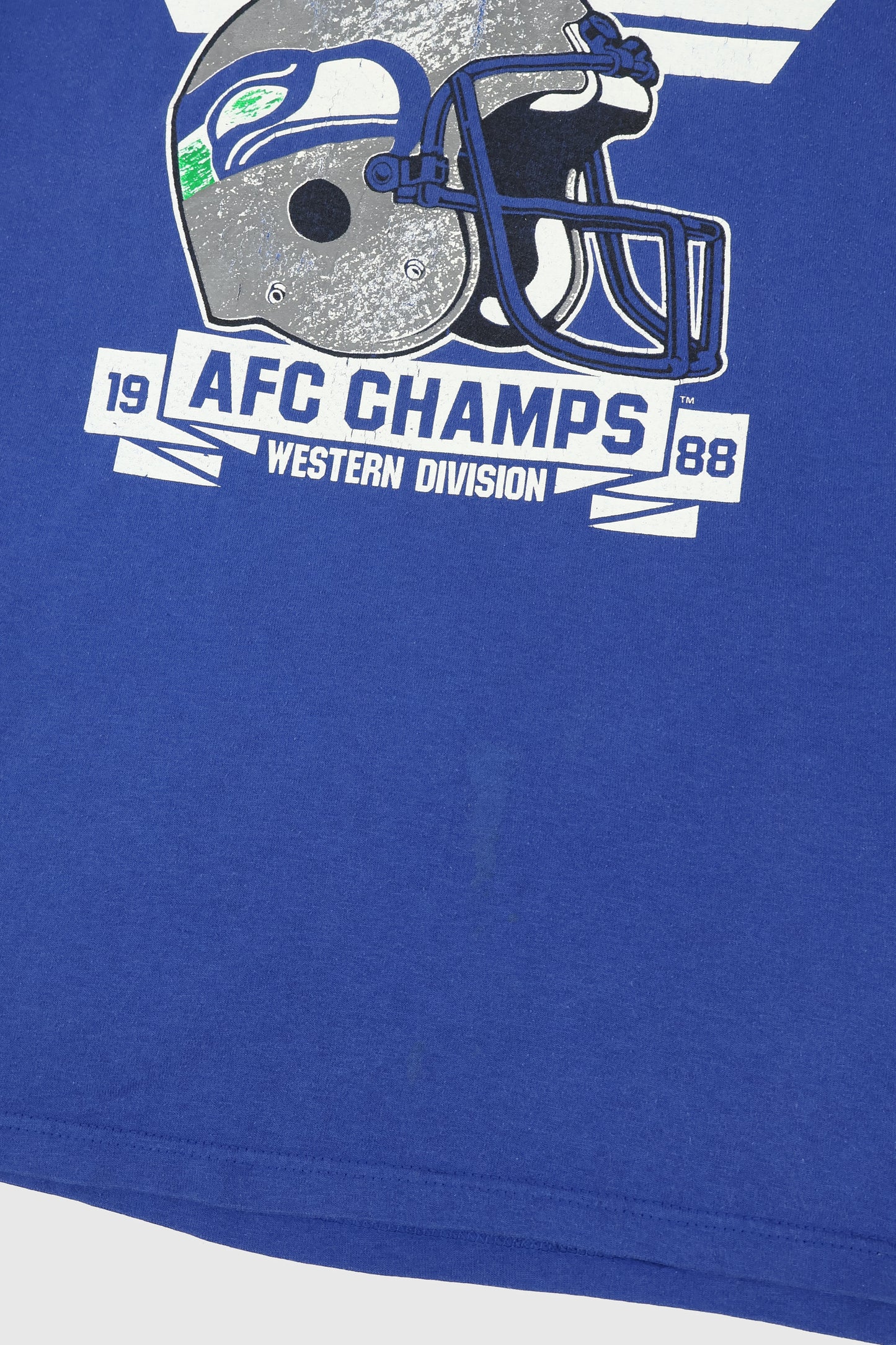 Vintage Seattle Seahawks 1988 AFC Champs Tee Image 3