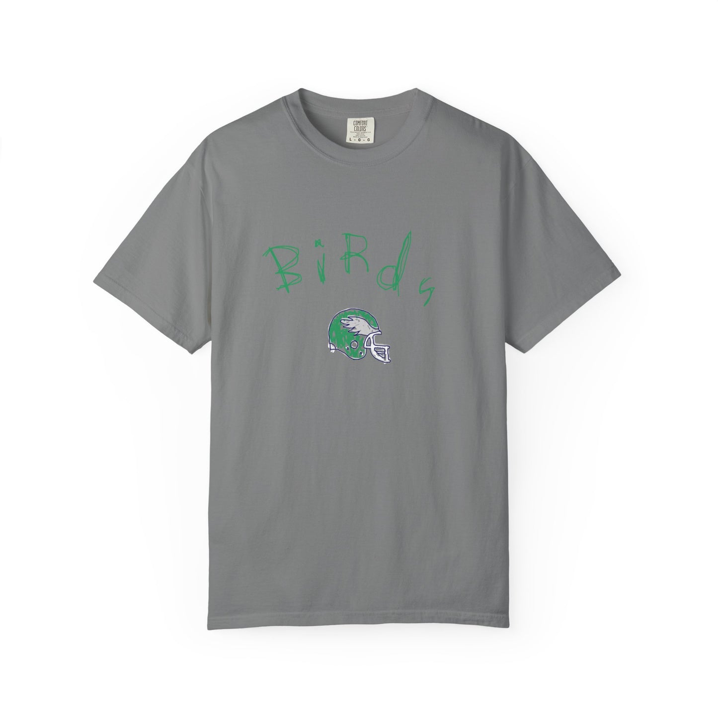 Birds Crayon Helmet Tee