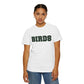 Birds Plaid Block Font Graphic Tee