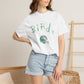 Birds Football Helmet Graphic T-Shirt