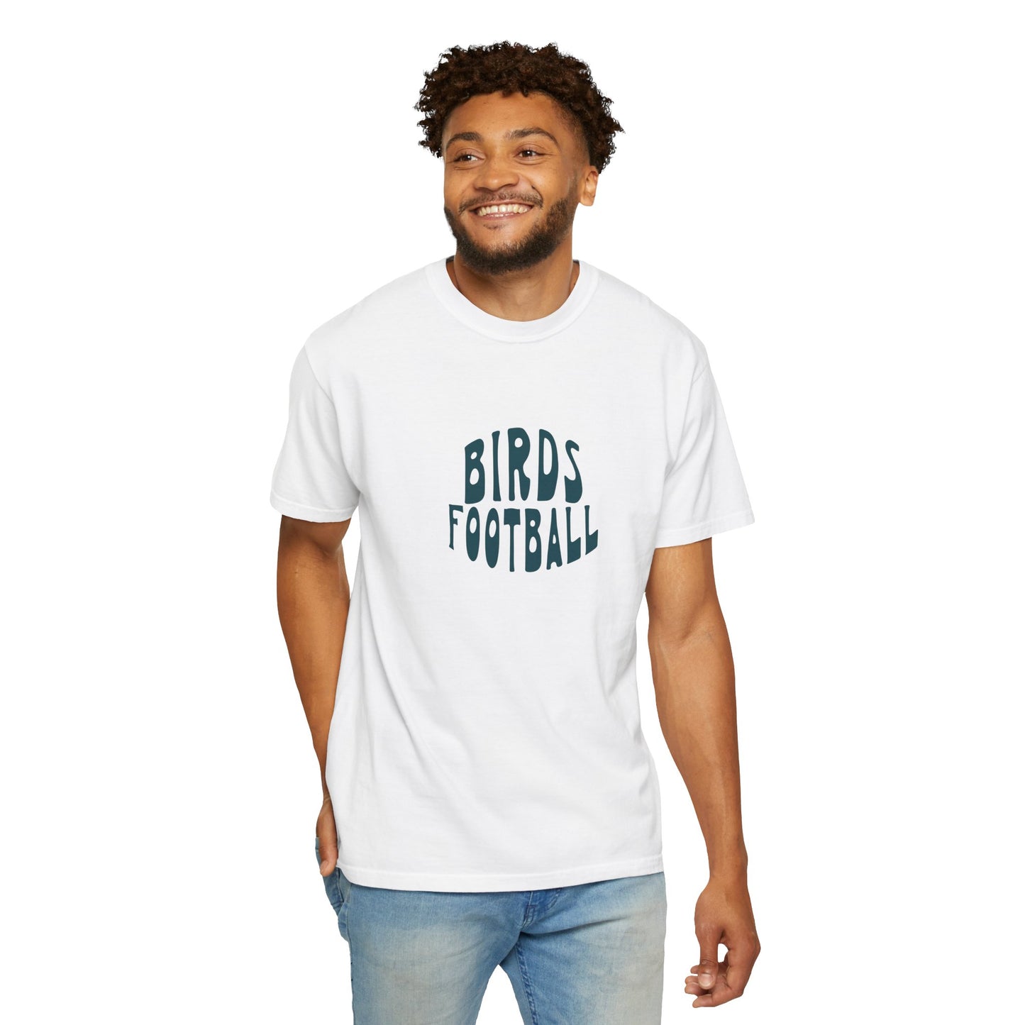 Birds Football Retro Wave Sports Tee
