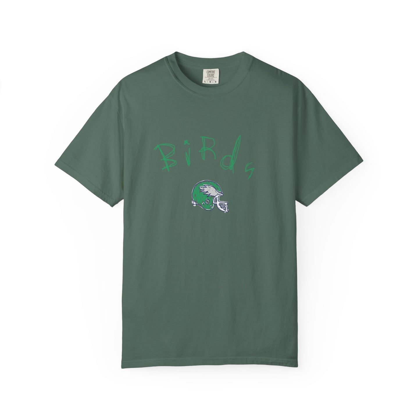 Birds Crayon Helmet Tee