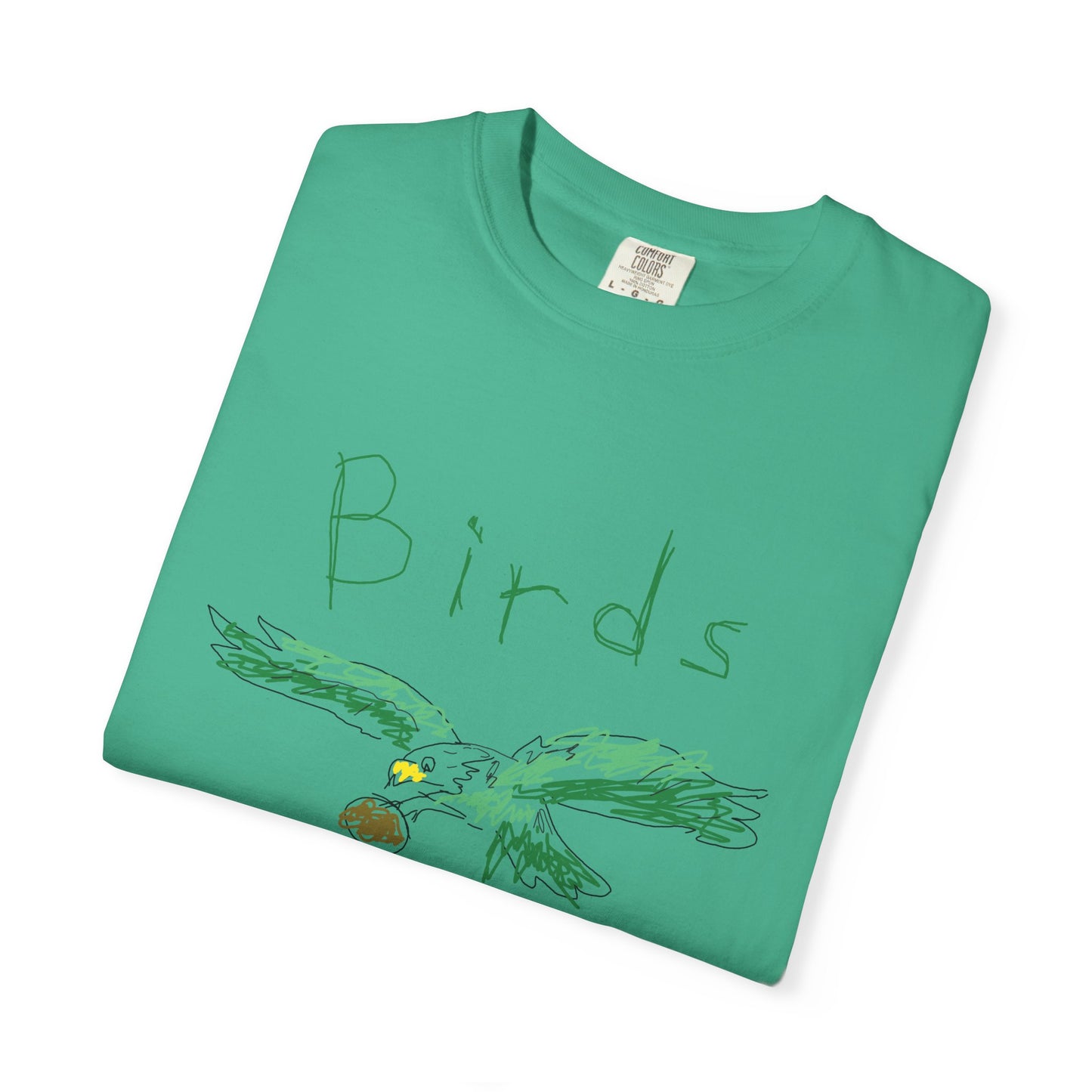 Birds Crayon Graphic Tee