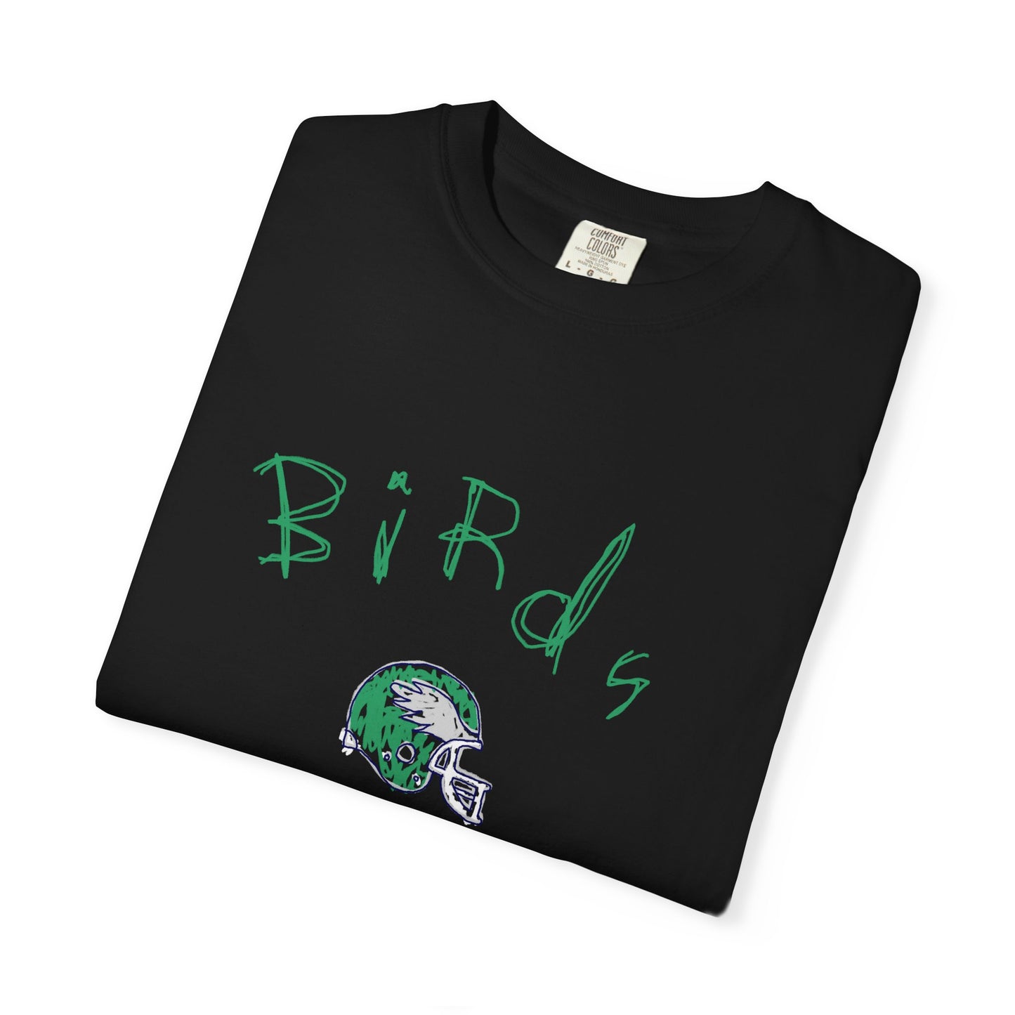 Birds Crayon Helmet Tee