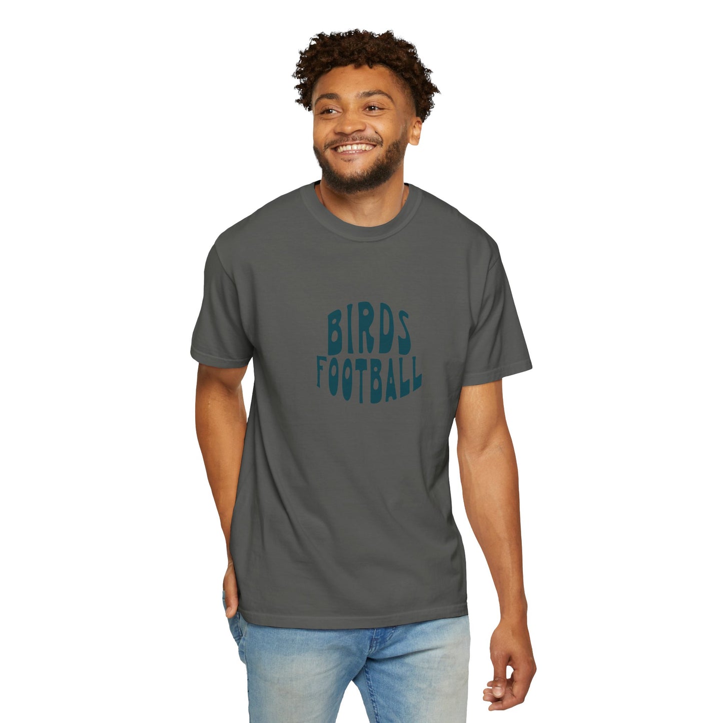 Birds Football Retro Wave Sports Tee
