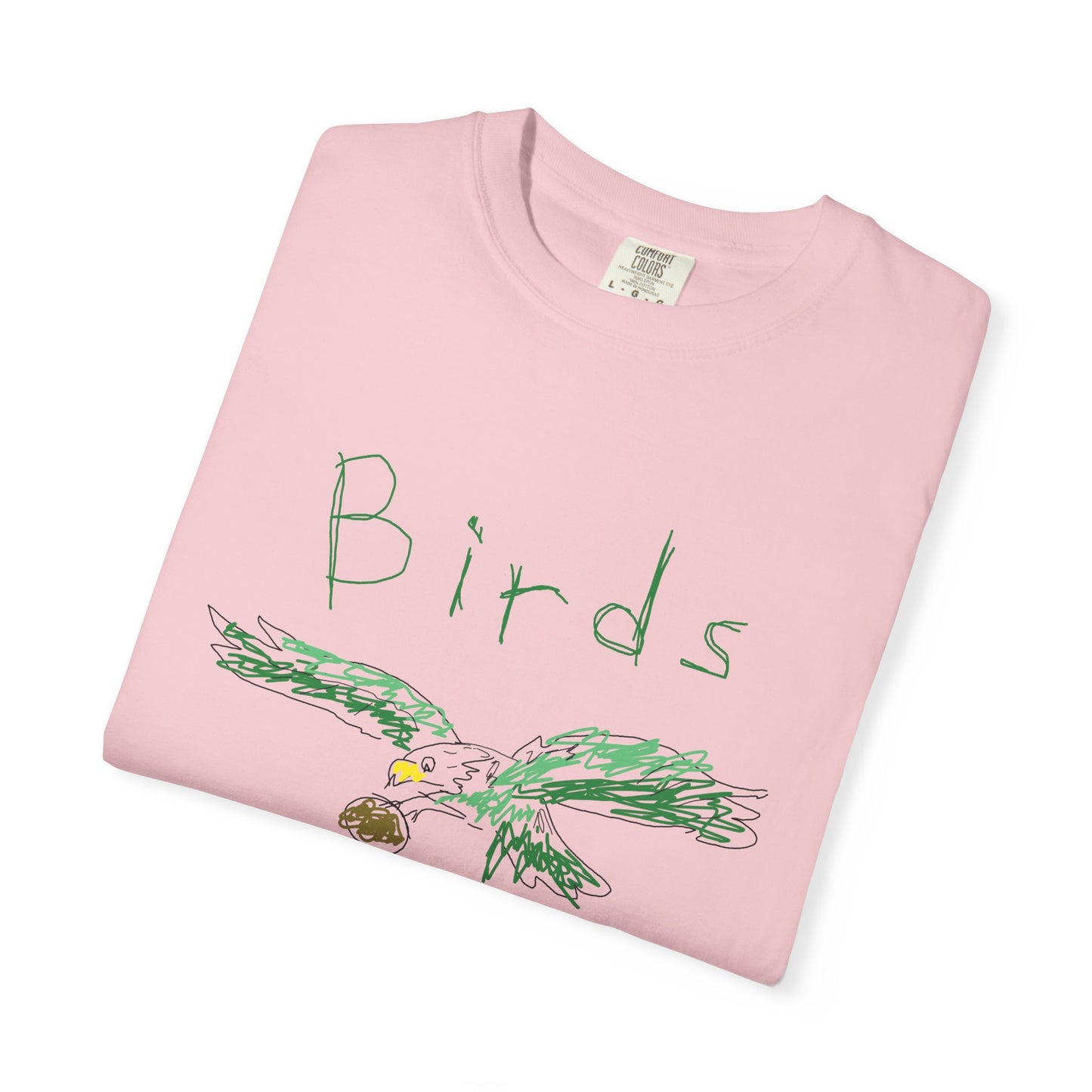 Birds Crayon Graphic Tee