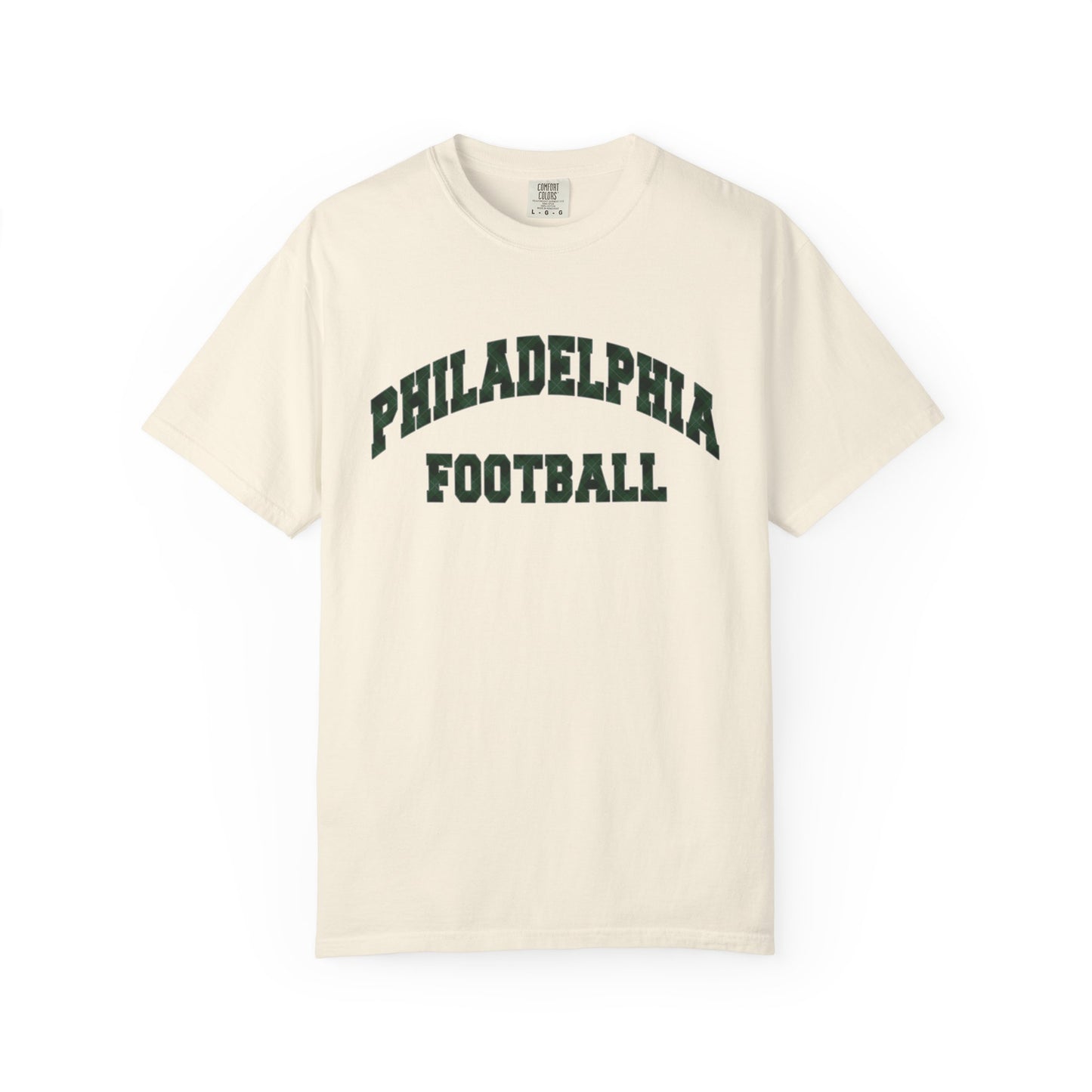 Philadelphia Football Plaid Block Print Tee
