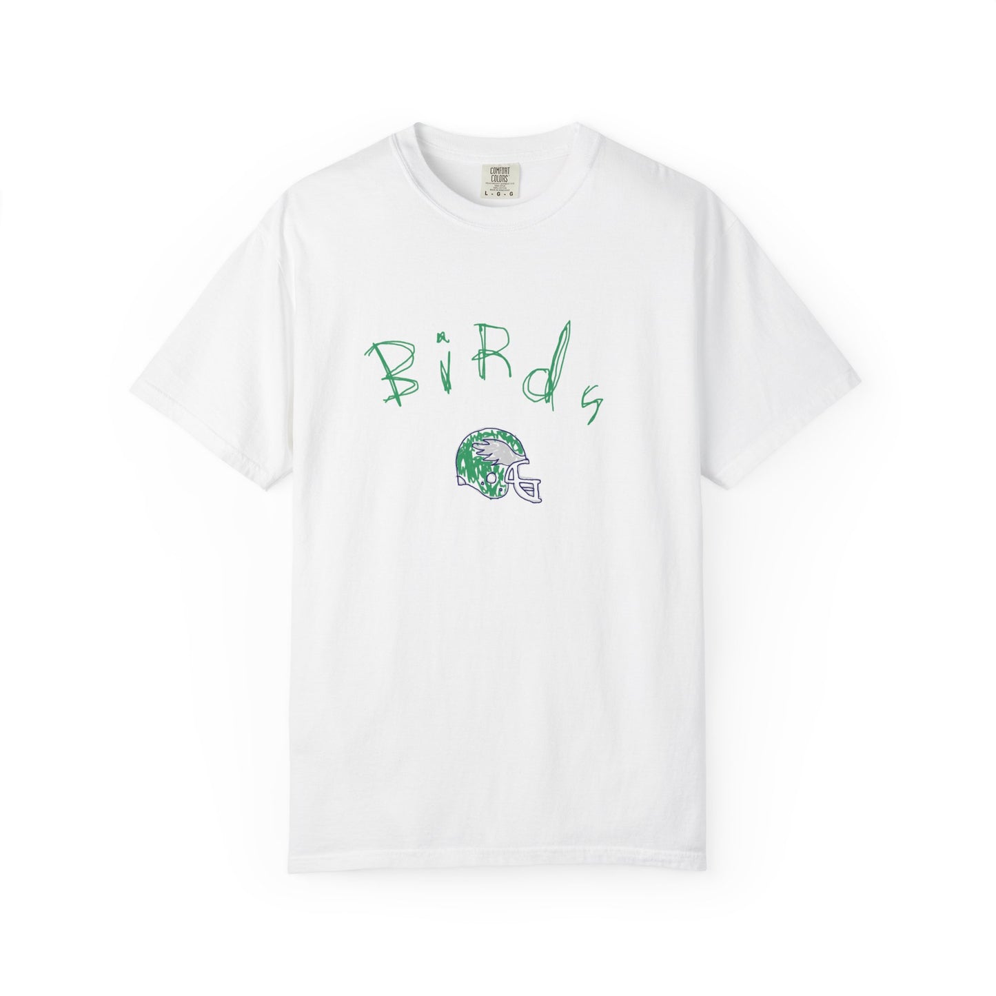 Birds Crayon Helmet Tee