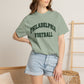 Philadelphia Football Plaid Block Print Tee